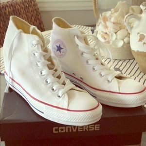 Brand new high top converse
